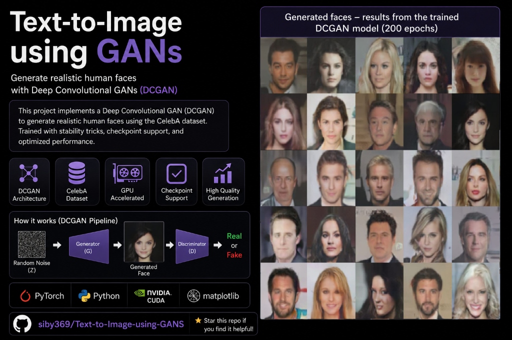 Text-to-Image using GANs